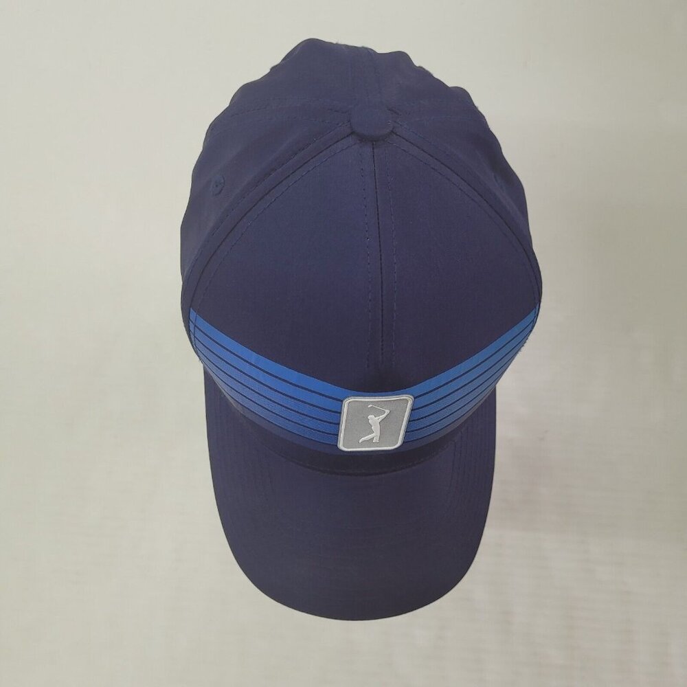 Pro Series Hat Cap Mens Golf Blue Performance Logo‎ Hook & Loop Back - Picture 2 of 10